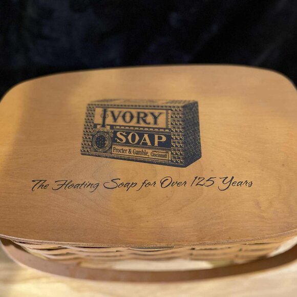 Peterboro Proctor and Gambel Ivory Soap Commemorative Basket 125 Year Anniversar - Picture 4 of 8